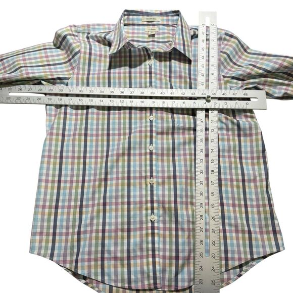 LL Bean Wrinkle Resistant Mens Long Sleeve‎ Button Down Shirt | Medium - Picture 5 of 8